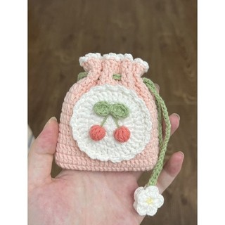 [HANDMADE] Túi rút len mini nhỏ đựng đồ