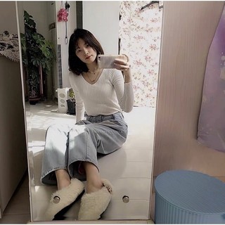 ÁO LEN LÔNG CỪU CỔ TIM - Loại 1