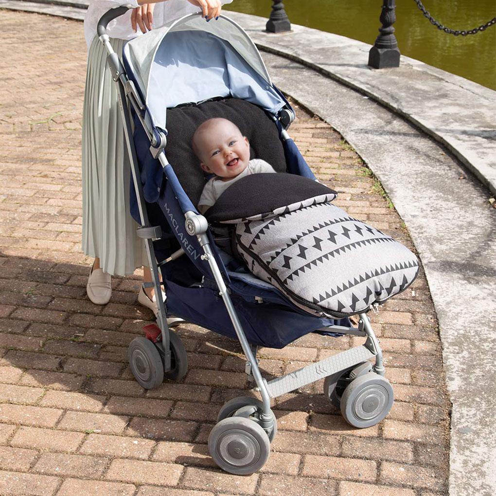 Vỏ Bọc Xe Đẩy Em Bé Giữ Ấm Chống Gió Có Khóa Kéo Tùy Chỉnh Tiện Dụng