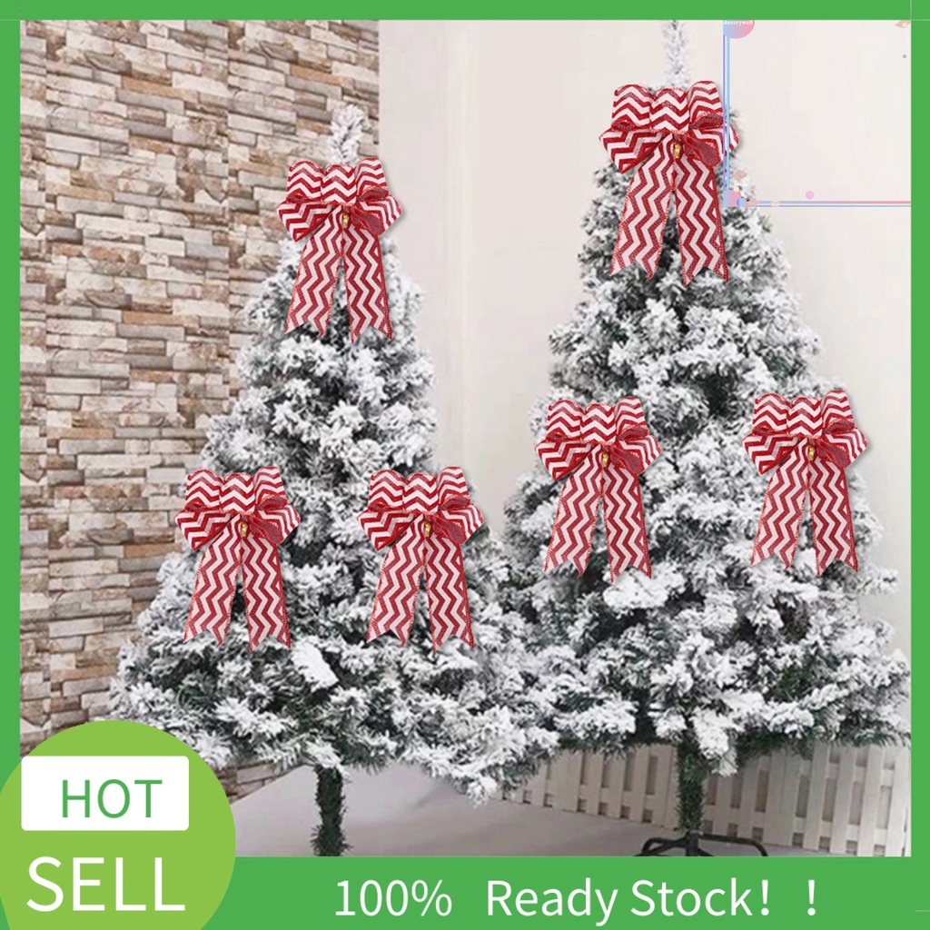 Nơ Treo Trang Trí Cây Thông Giáng Sinh Nhiều Họa Tiết Sáng Tạo