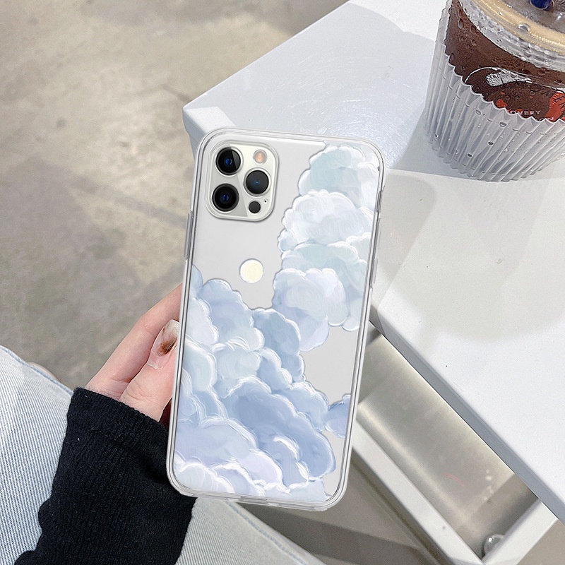 Ốp vuông iphone trăng mây bảo vệ cam chống sốc 6/6plus/6s/6splus/7/7plus/8/8plus/x/xr/xs/11/12/13/pro/max/plu