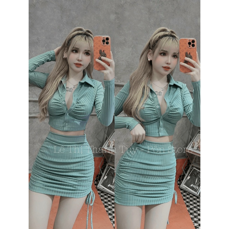 SÉT VÁY THUN GÂN TĂM KIỂU DÁNG SEXY TÔN DÁNG NHƯ NÀY CHỊ EM LẠI KHIẾN BAO CHÀNG ĐẮM SAY UP