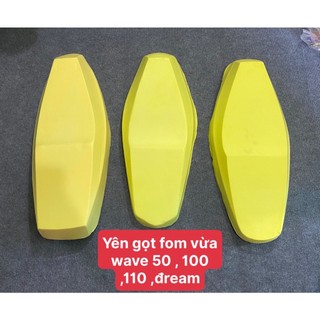 Vỏ yên xương cá viền chỉ đỏ , kèm mút yên gọt dành cho các dòng xe wave , đream