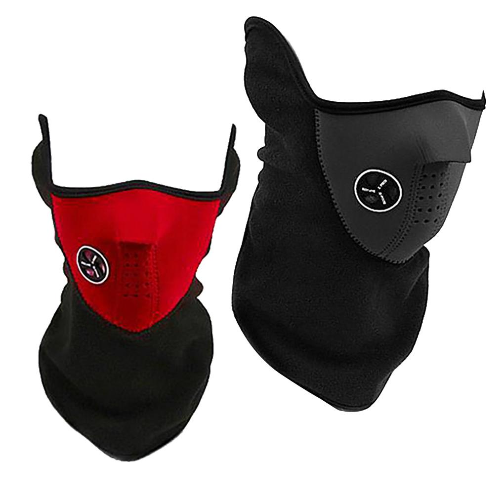 Khăn Che Mặt Giữ Ấm Chống Gió Bảo Vệ Toàn Diện Màu Đỏ Cho Các Hoạt Động Ngoài Trời