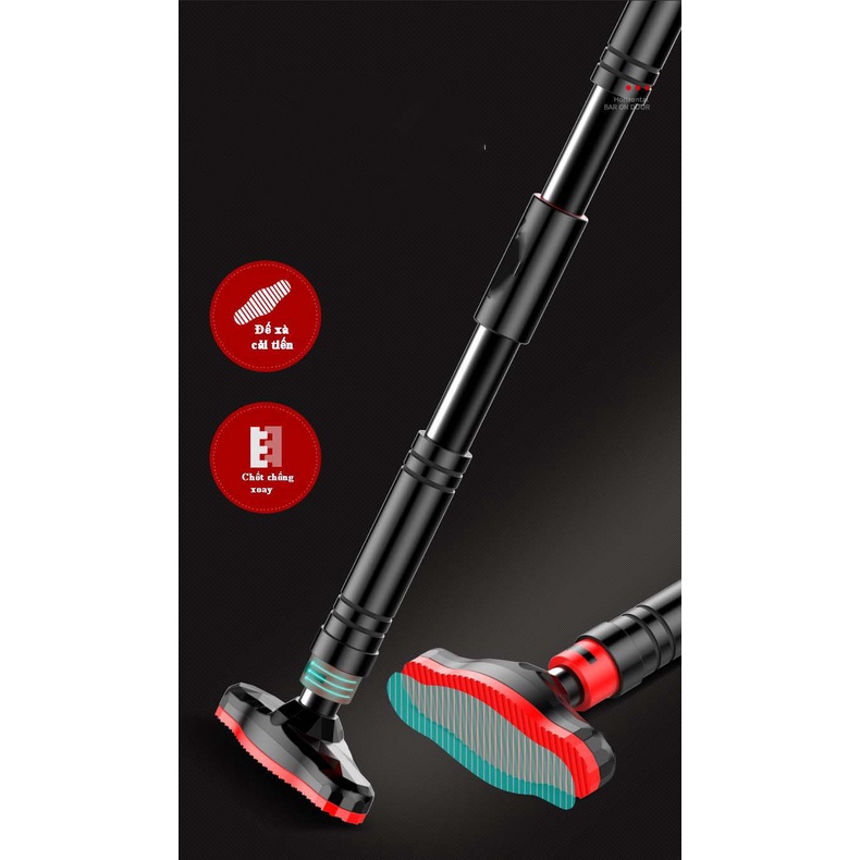 Xà Đơn Treo Tường 2023 Tích Hợp Giọt Nước Chỉnh Thăng Bằng Chịu Lực 250kg Quick Sport + Găng Tay