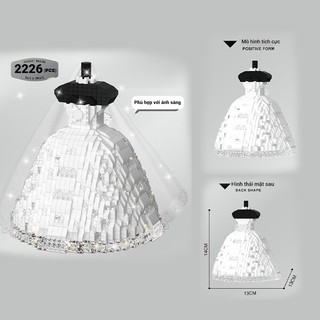 Bộ Đồ Chơi Lắp Ráp Hình Đầm Cưới