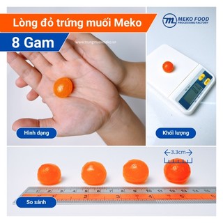 Combo 2 túi lòng đỏ trứng vịt muối cỡ vừa 8gram