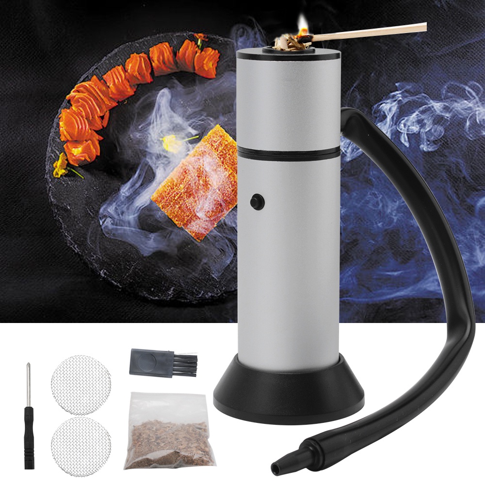 Súng Phun Khói Cầm Tay Sáng Tạo Dùng Để Nấu Ăn / Tạo Khói Thịt Nướng BBQ