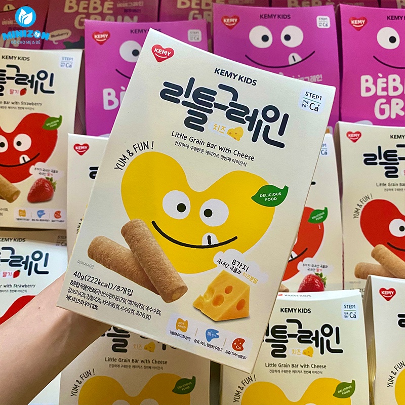 Bánh Ăn Dặm Ngũ Cốc Kemy Kids Gói 40g Cho Bé Từ 8 Tháng