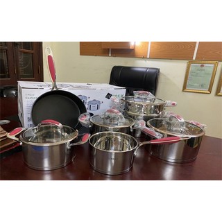 Bộ nồi từ cao cấp Arber RUBY 7 Món - RUBY Hàng chính hãng