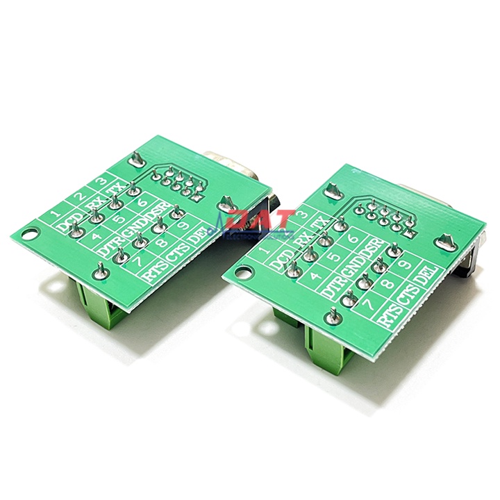 Mạch Giao Tiếp DB9 Male RS232 Ra Chân Domino