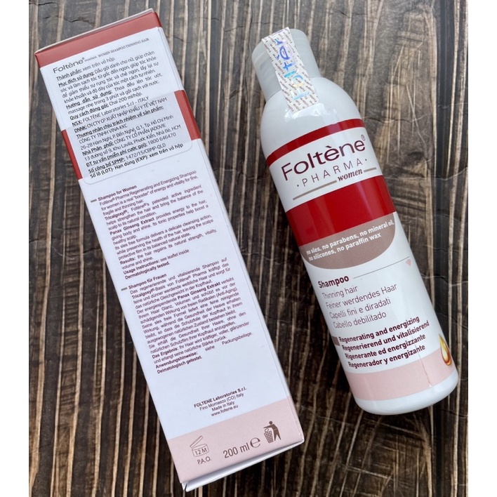 Dầu gội Foltene shampoo 200ml dành cho nữ