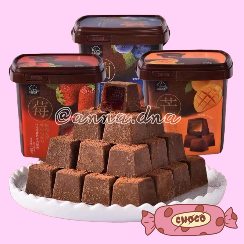 Nama Socola Tươi Trái Cây- Nhân Hoa Quả 5 Vị Mới