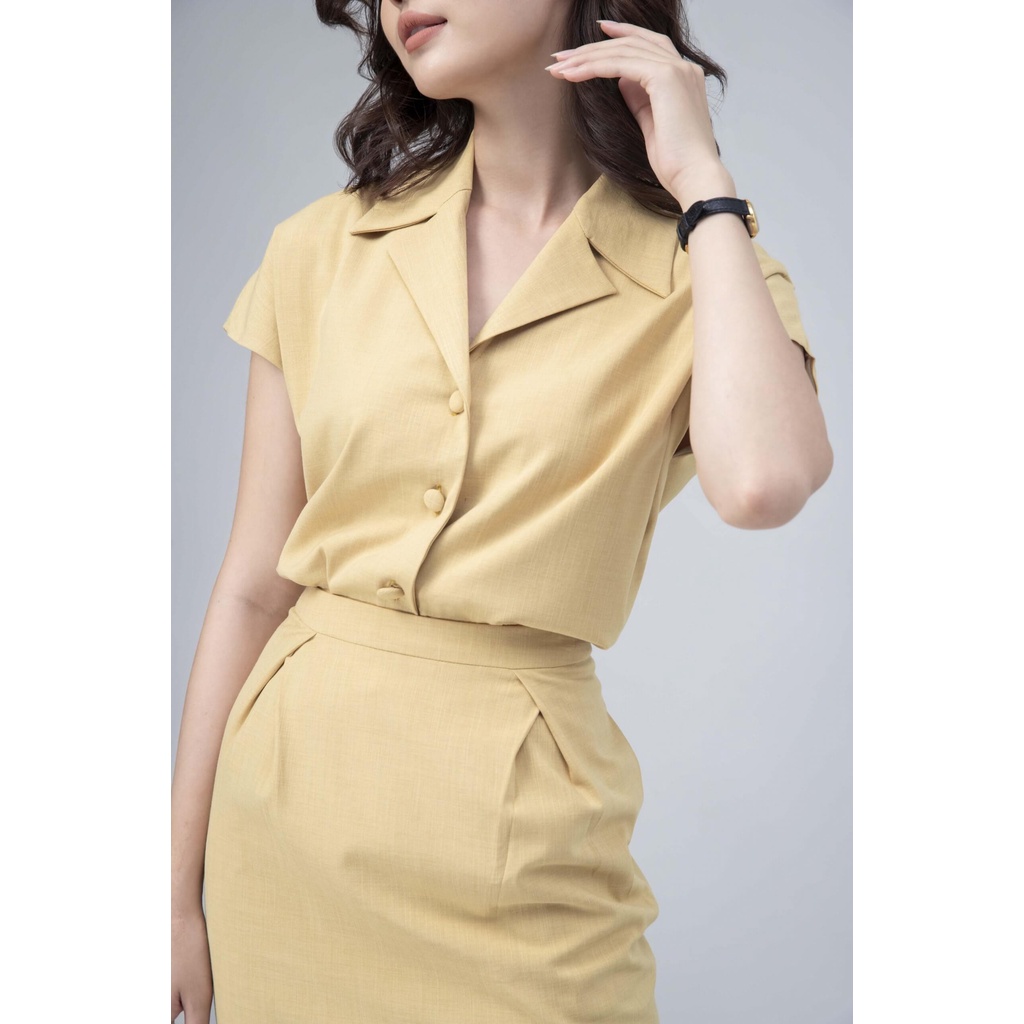 Arian Top - Áo sơ mi phong cách vintae Paris thập niên 50s - Hàng thiết kế cao cấp của Anmier