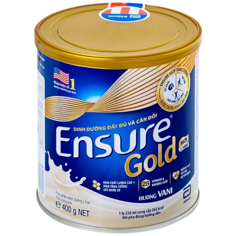 sữa bột Ensure Gold Abbott hương vani (HMB) 850g