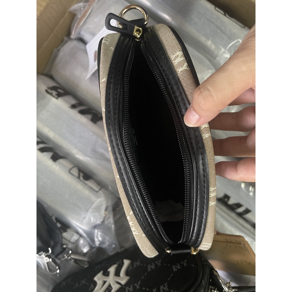 Túi MLB Monogram Jacquard Mini Crossbody - Túi đeo chéo MLB Xuất Dư