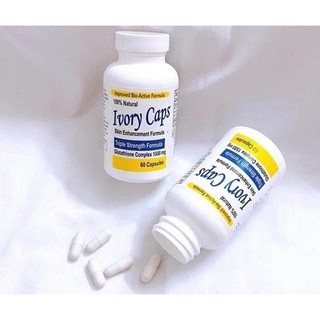 Viên uống trắng da ivory caps viên uống bổ sung Glutathione