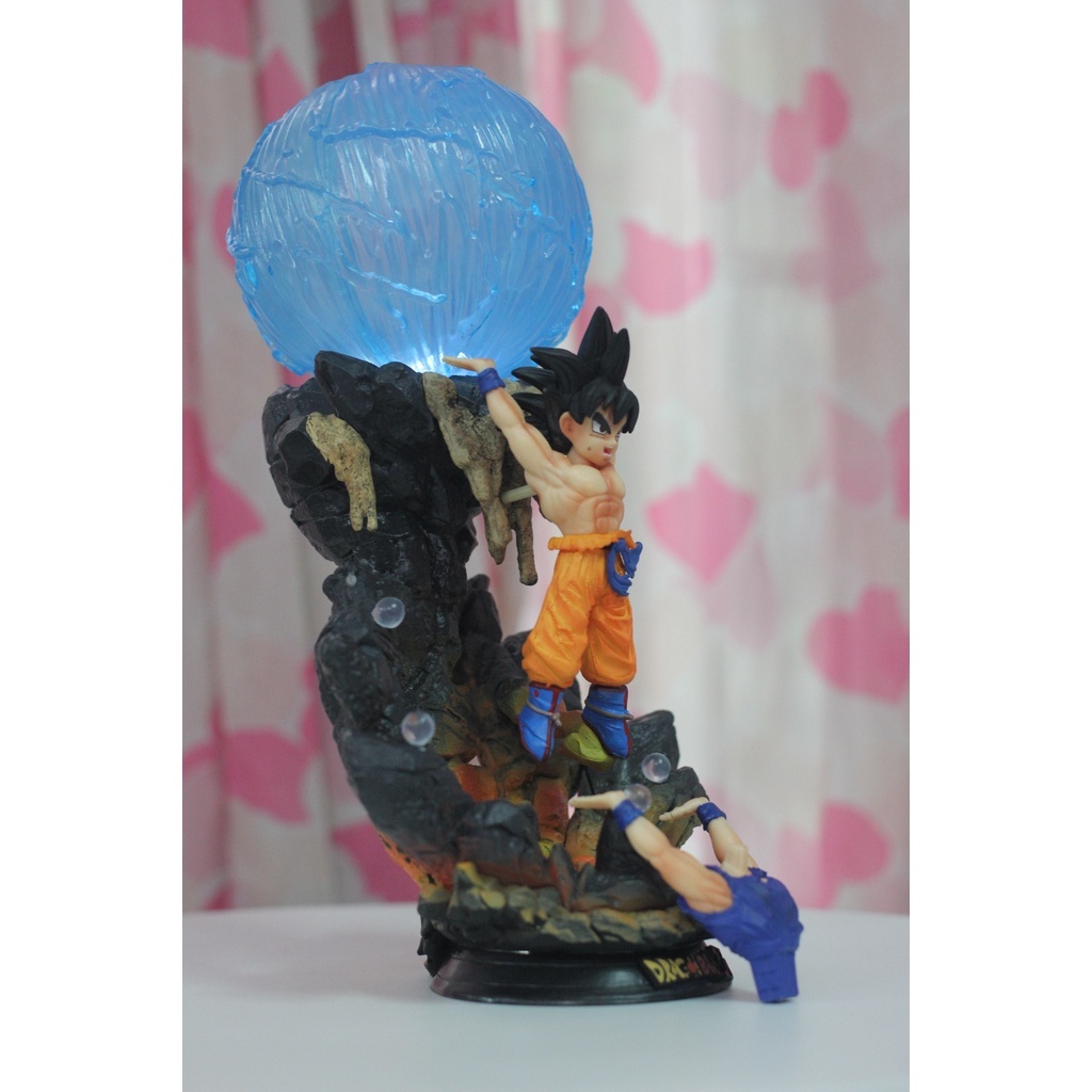 Mô hình Goku nâng cầu có led cao 24cm 2 thân thay thế - Mô hình Dragon Ball
