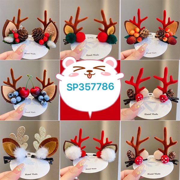 Kẹo tóc sừng Noel QT -357786
