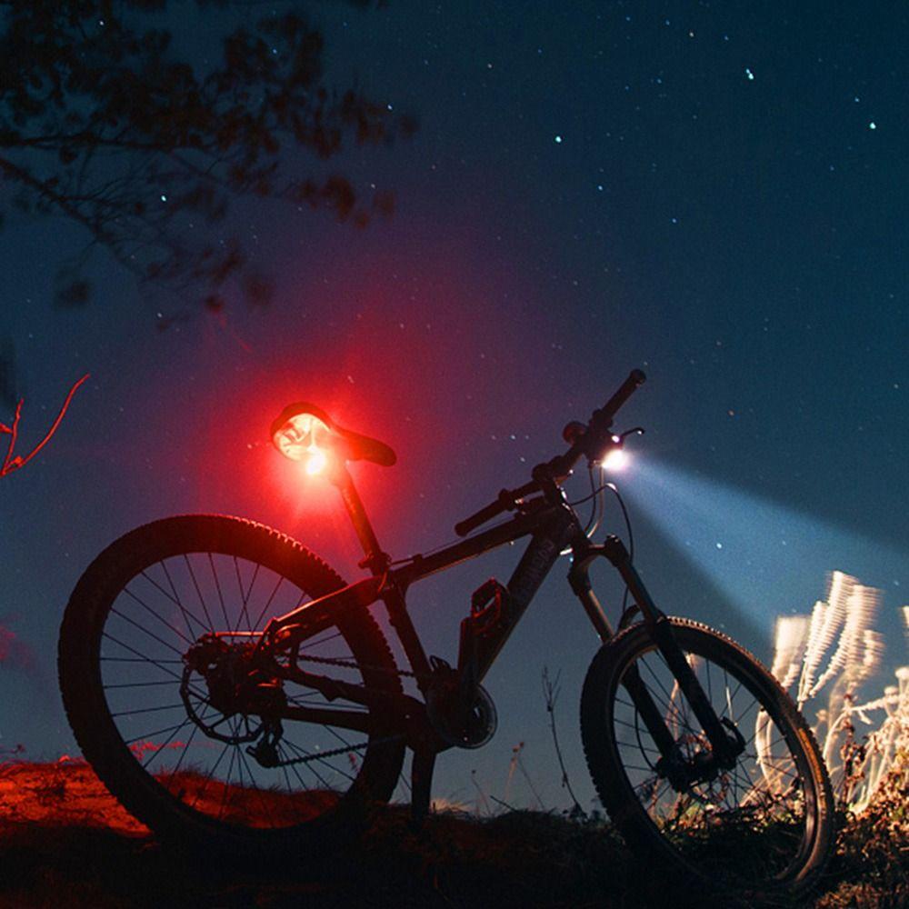 Đèn Pha Trước Sau Chống Thấm Nước Cho Xe Đạp Leo Núi