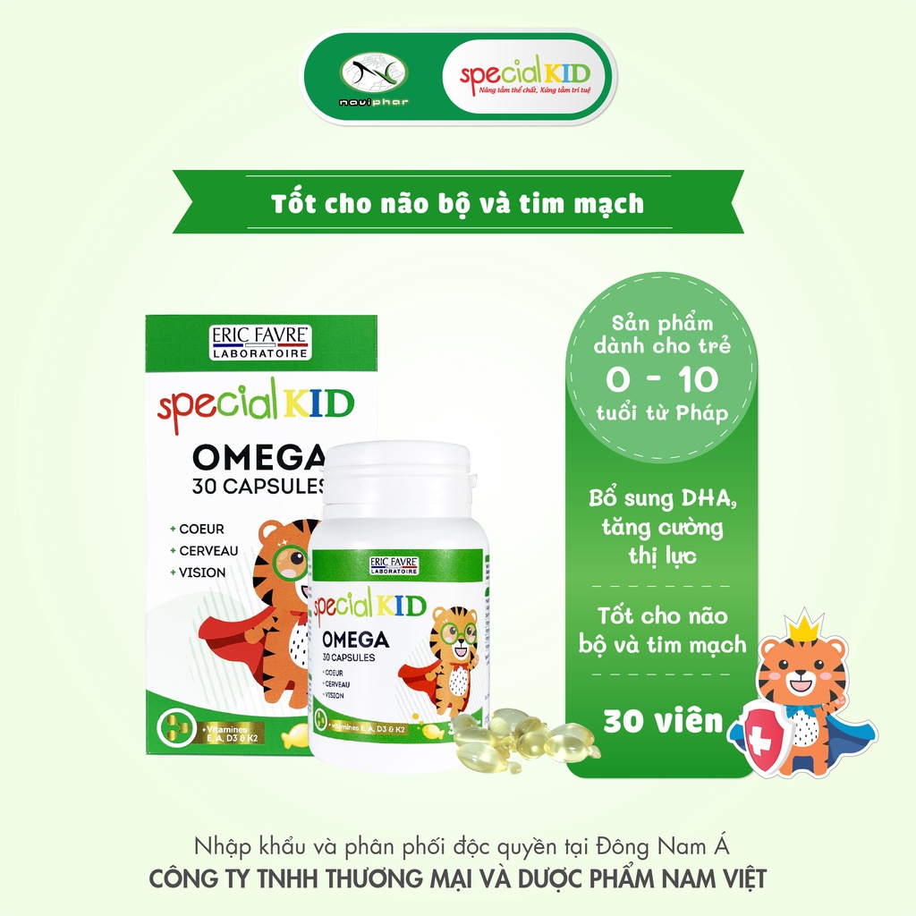 Tinh dầu bổ sung Omega, DHA cho bé - TPBVSK Special Kid Omega Capsules