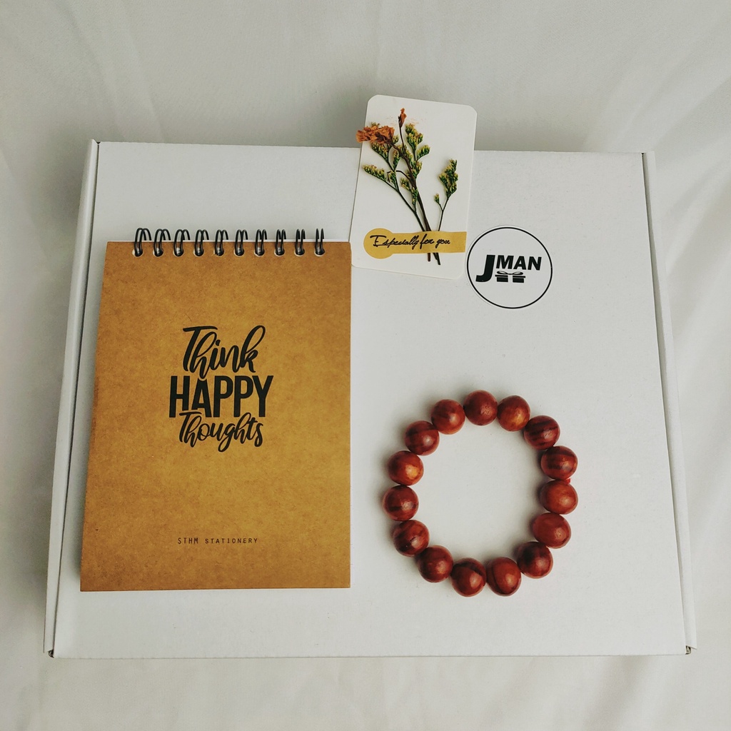 Quà cho nam vòng tay và sổ tay Jman