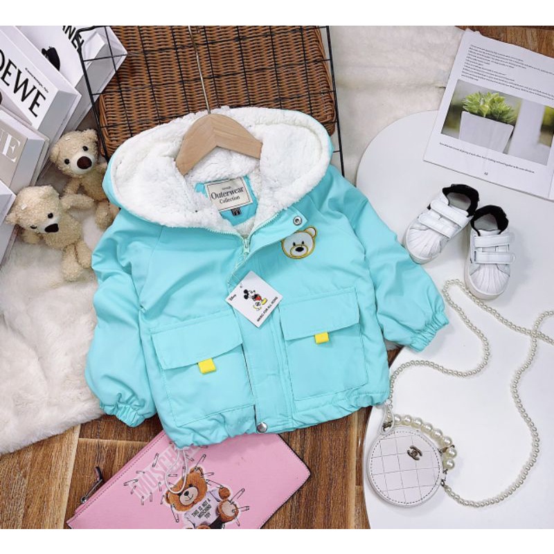 Áo parka lót lông nhỡ