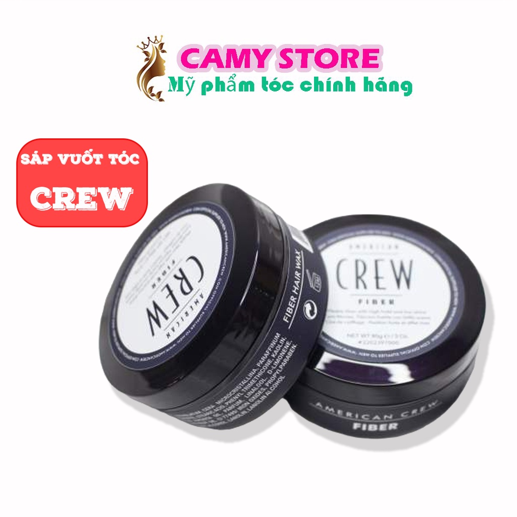 Sáp (wax) Vuốt Tóc AMERICAN CREW FIBER 100gr Tạo Kiểu, Giữ Nếp Cho Tóc. HÀNG CHÍNH HÃNG _Camy Store