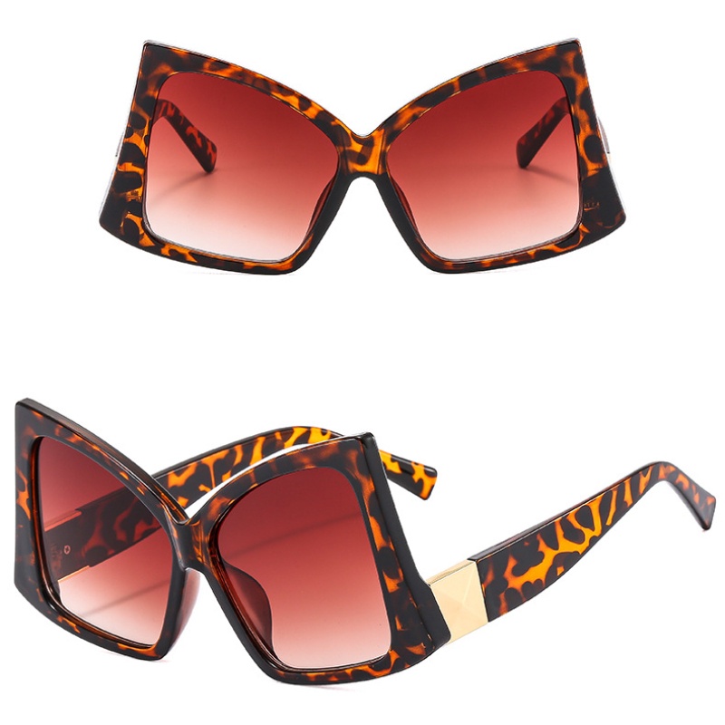 (YUZHU) Kính Râm Lái Xe Gọng Lớn Thiết Kế Thời Trang Mới Phong Cách Phương Tây Chống Gió Unisex