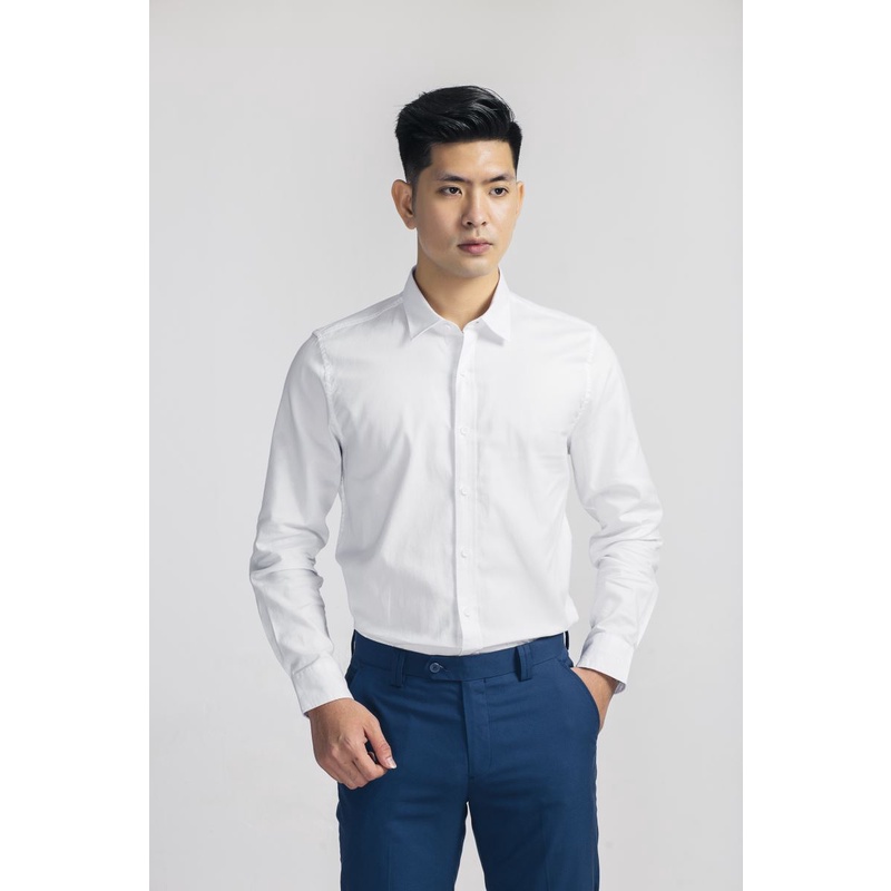 Áo sơ mi trắng dài tay nam Aristino ALS52008