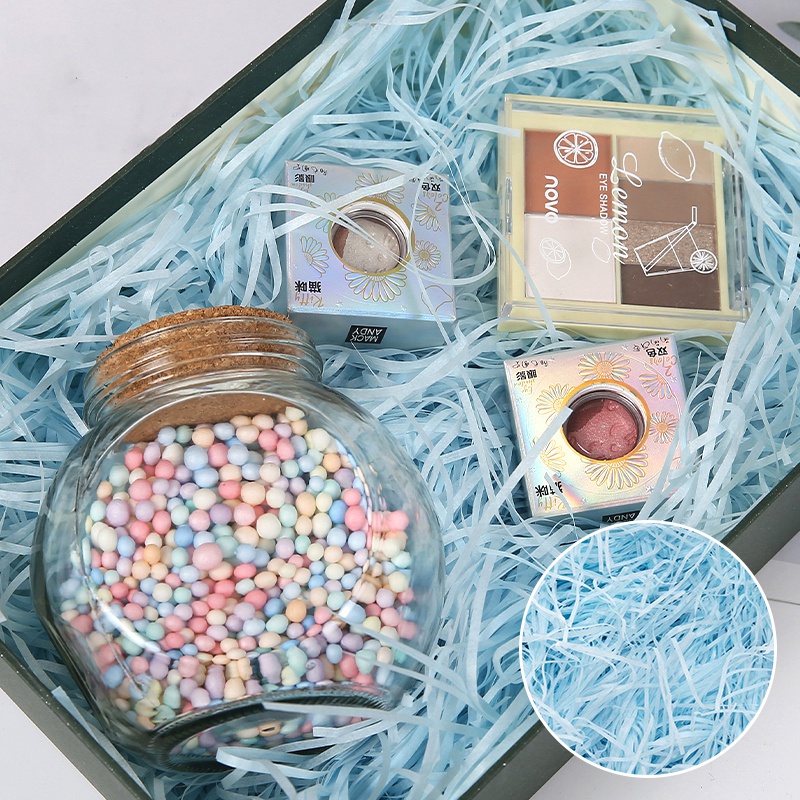 Hộp Giấy Gói Quà Sinh Nhật Làm Từ Cỏ Raffia Sáng Tạo