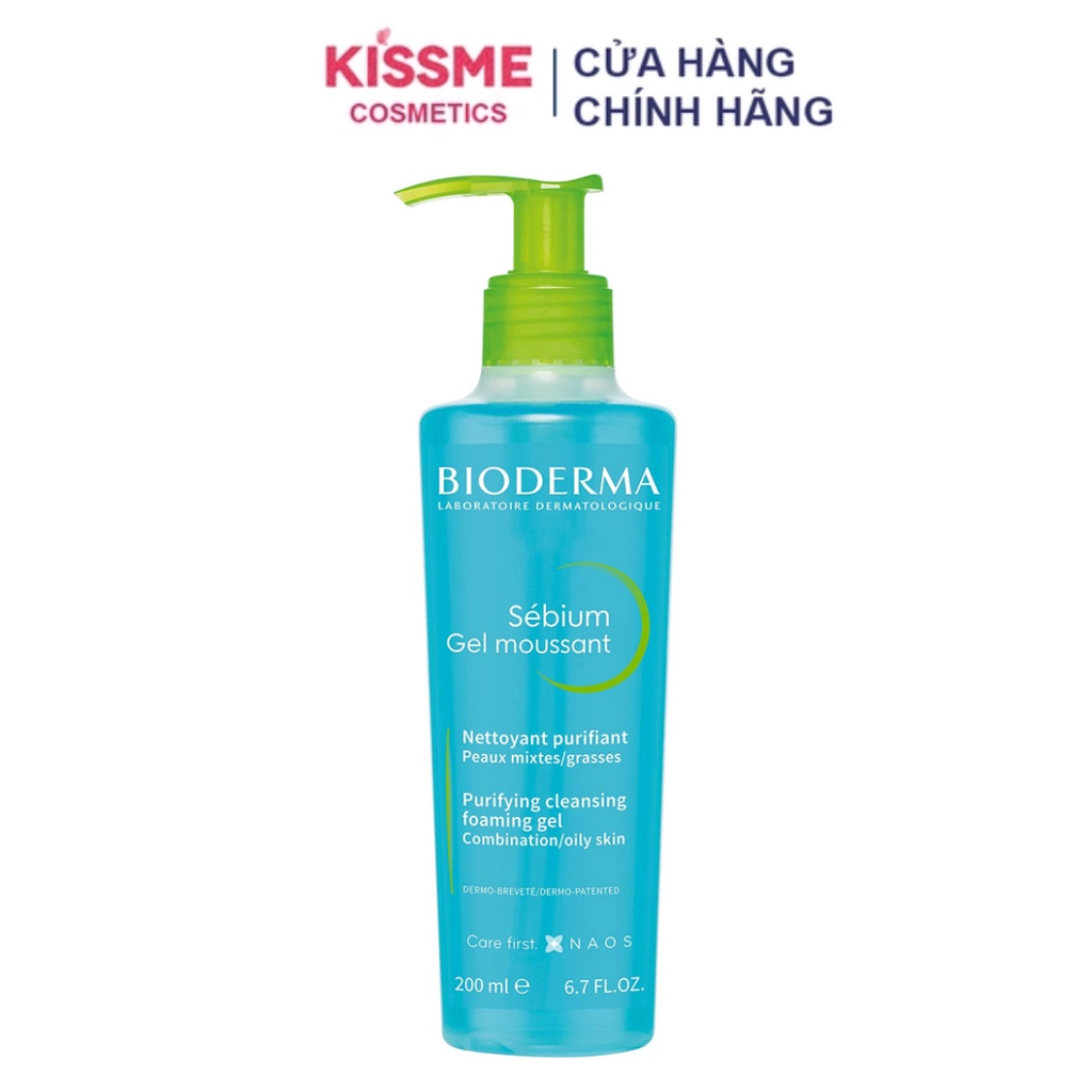 Sữa Rửa Mặt Bioderma Sébium Purifying Cleansing Foaming Gel 200ml