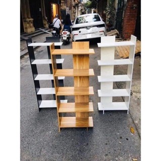 Kệ Gỗ - Kệ Góc Tường Gỗ 5 Tầng Lắp Ghép