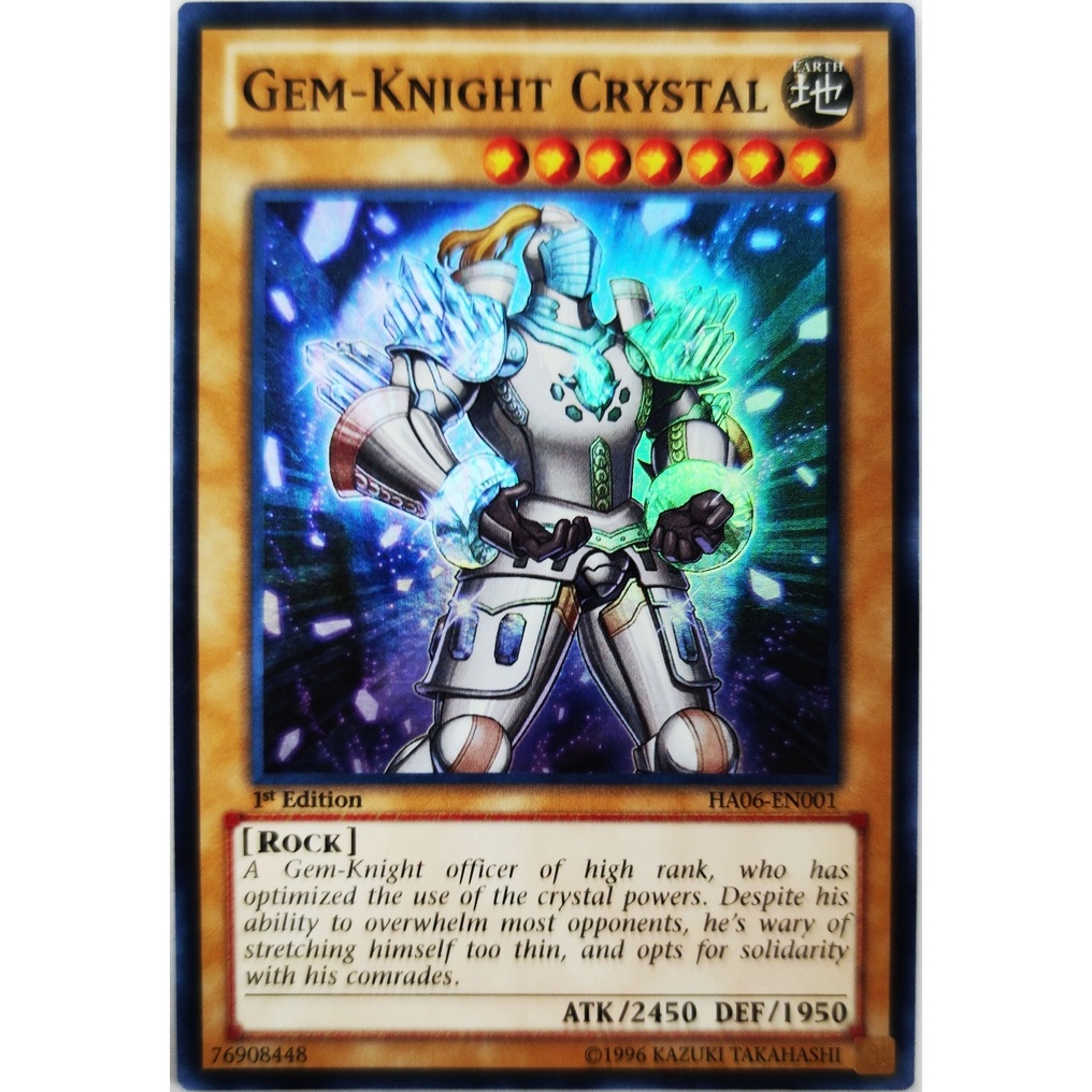 [Thẻ Yugioh] Gem-Knight Crystal |EN| Super Rare
