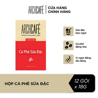 Cà Phê Sữa Đặc Archcafé (hộp 12 gói x 18g)