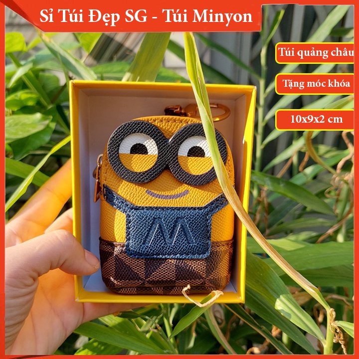 Balo mini túi Xách đeo chéo mini dáng minion