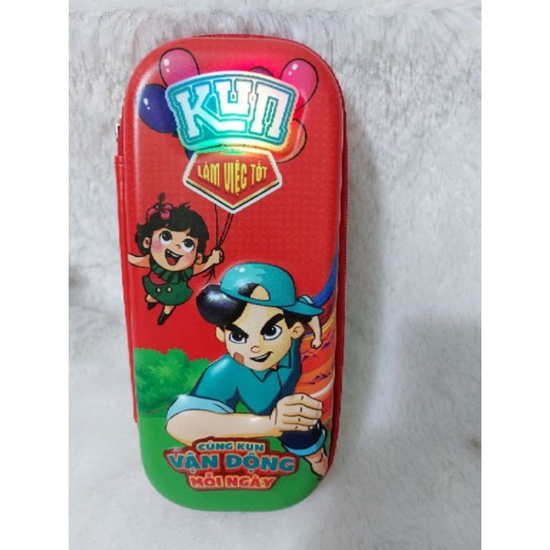 HỘP BÚT KUN 3D PHÁT SÁNG NHIỀU NGĂN CHO BÉ