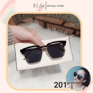 KÍNH RÂM VUÔNG GỌNG VÀNG NAM NỮ THỜI TRANG CHÂN VÀNG 2017