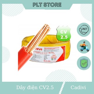  Dây điện đơn  Cáp điện lực hạ thế 0,6 1kV Cadivi CV2.5 mm2  tiêu chuẩn AS NZS 5000.1 100m cuộn 