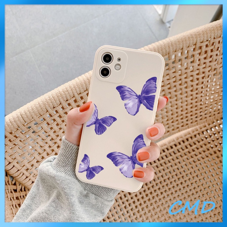 Ốp lưng Cạnh vuông bướm iphone 6/6plus/6s/6splus/7/7plus/8/8plus/x/xs/11/12/13/pro/max/plus/promax/case - CMD/-3069