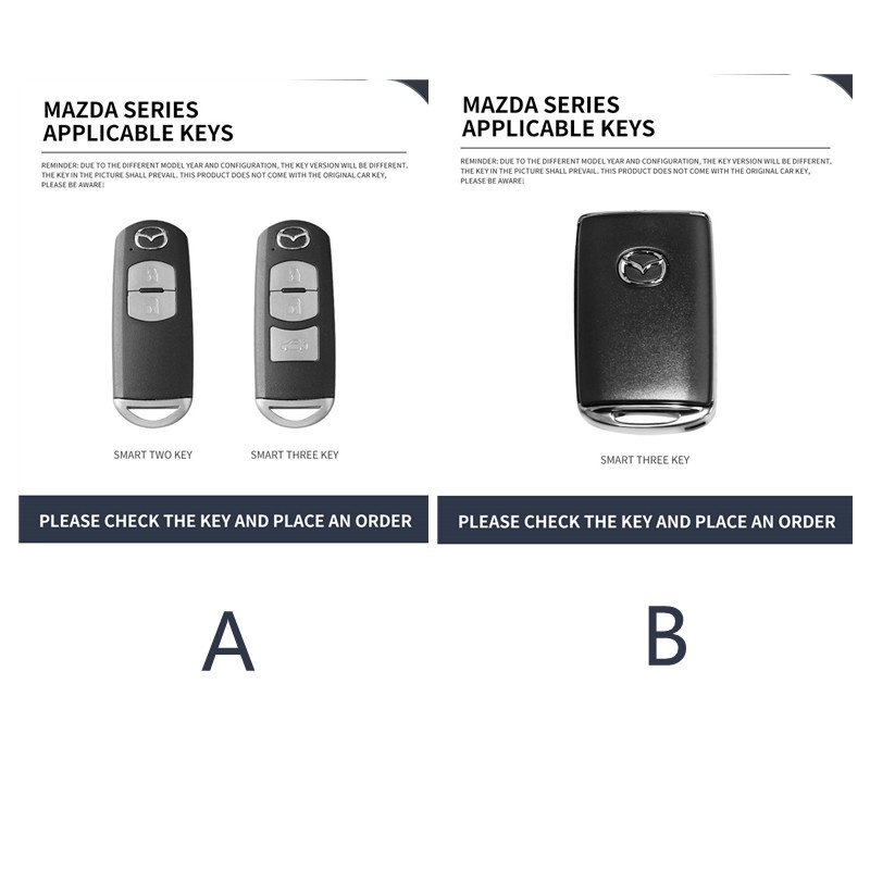 Bao Da Bảo Vệ Chìa Khóa Xe Hơi mazda 2 3 5 6 Cx-4 Cx-5 Cx-7 Cx-9 Cx-3 Cx5 mazda 2