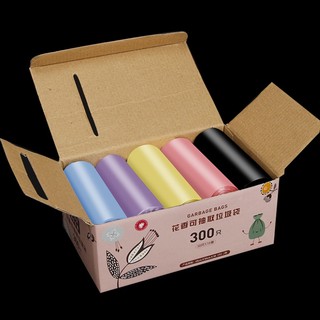 Set 300 túi đựng rác kích thước 45x50cm - Combo hộp 10 cuộn túi rác tự phân huỷ sinh học.