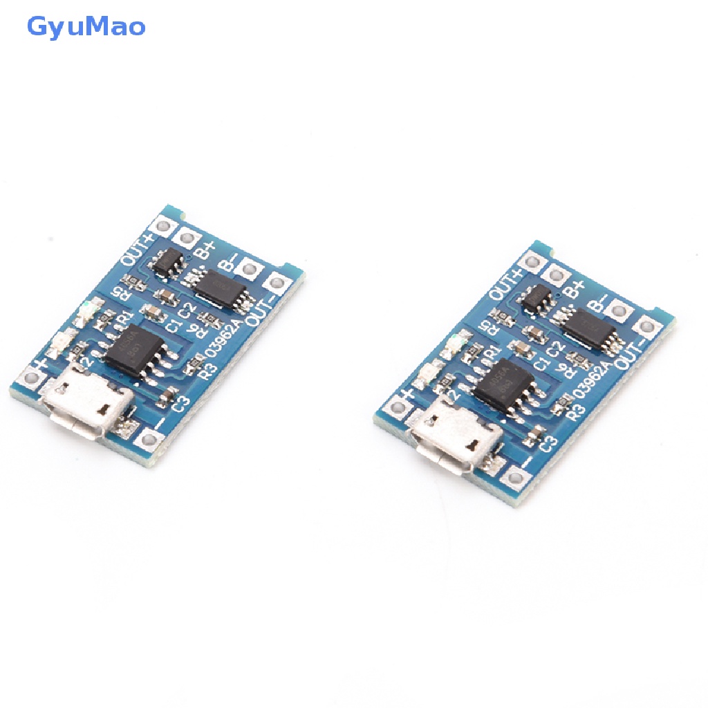Bộ 2 Mô Đun Bảo Vệ Sạc Pin Lithium TP4056 5V 1A USB 18650Set 2 Mô Đun Sạc Pin Lithium TP4056 5V 1A USB 18650 Chuyên Dụng2 Cái TP4056 5V 1A USB 18650 Lit