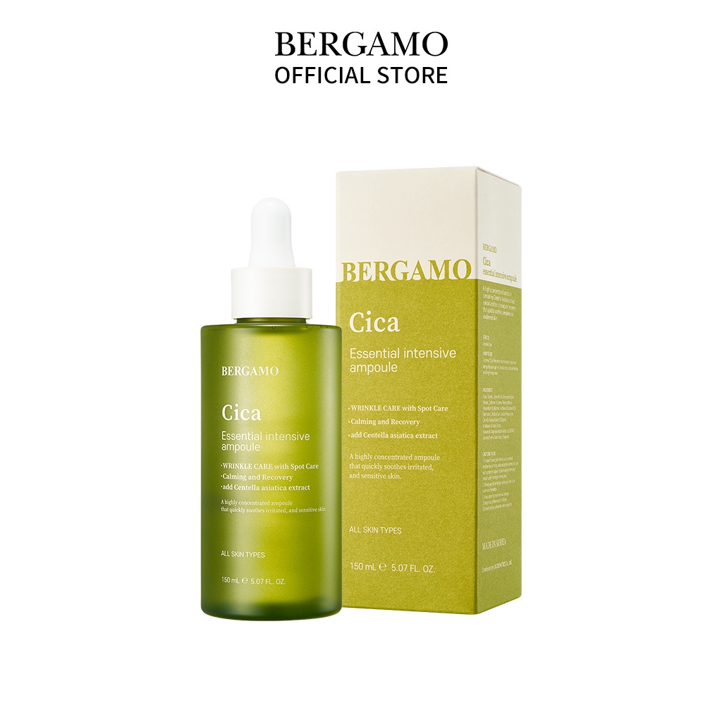 Tinh chất dưỡng da Ampoule Bergamo Cica Essential Insentive 150ml