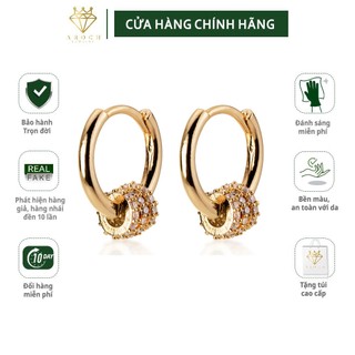 Khuyên tai bạc Ý s925 vòng tròn nhỏ G4500 - AROCH Jewelry
