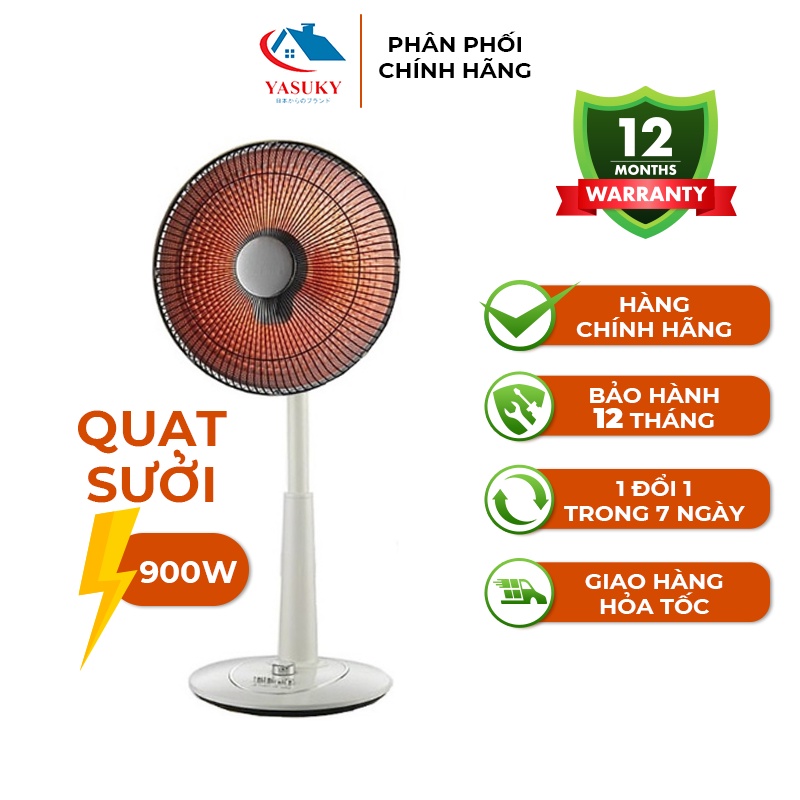 Quạt sưởi hồng ngoại Công Nghệ Inverter Tiết Kiệm Điện Yasuky YK-350 - Hàng Chính Hãng