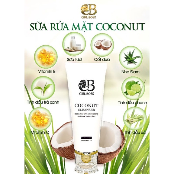 SỮA RỬA MẶT COCONUT