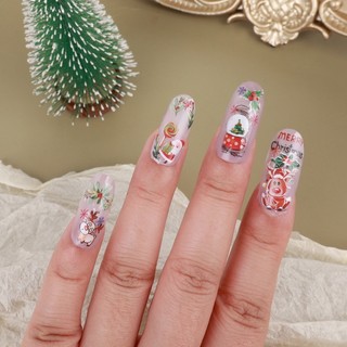 Sticker Dán Móng Họa Tiết Chim Cánh Cụt 3D