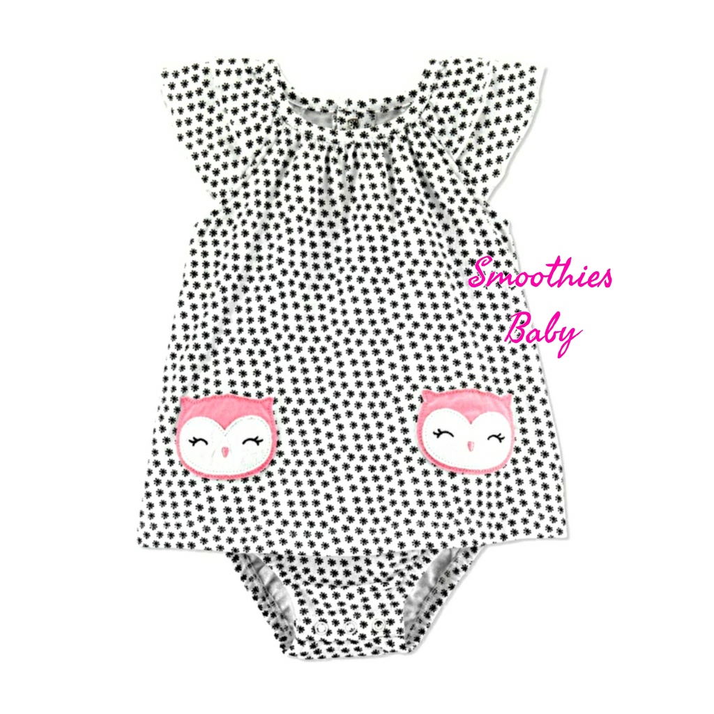 BODYSUIT BỘ LIỀN THÂN KIỂU ĐẦM CHO BÉ GÁI 3 - 11KG