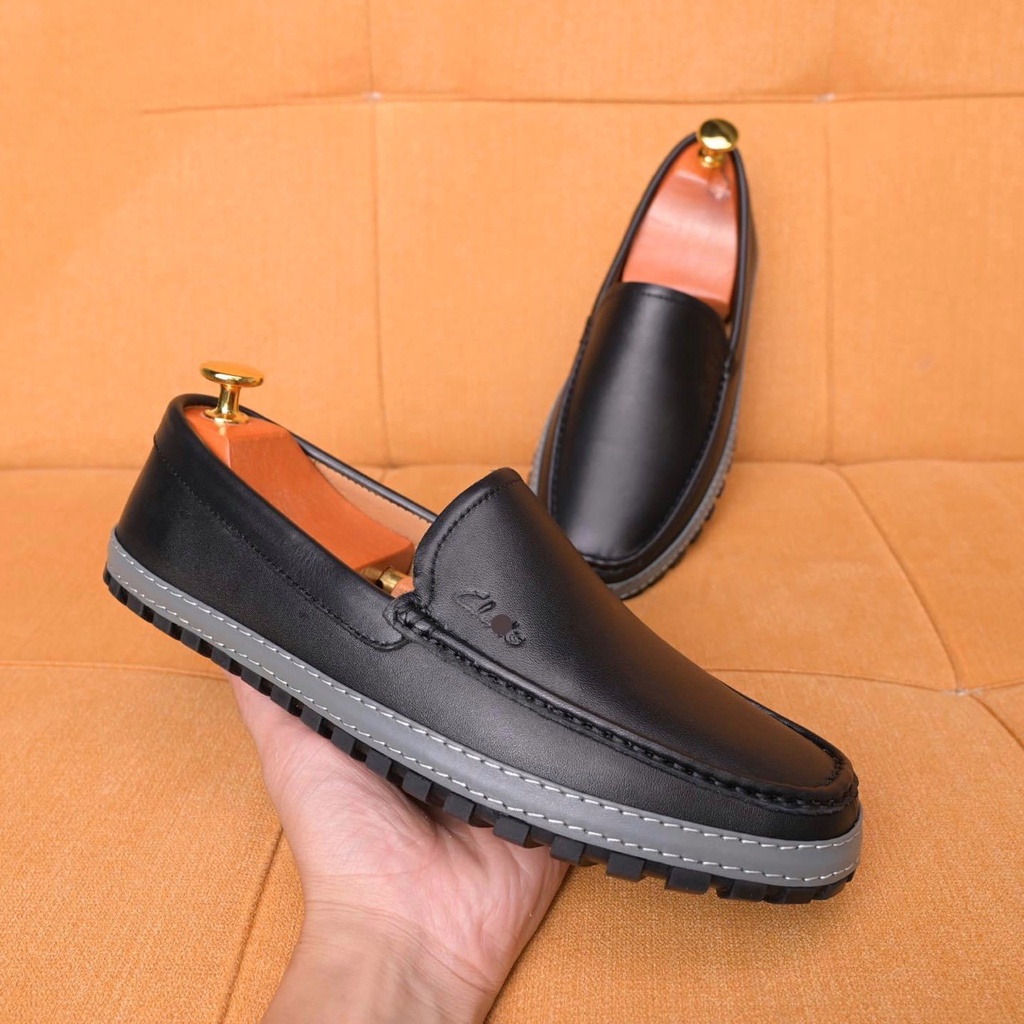 Giầy Lười Da Nam Hàng Da Thật VNXK